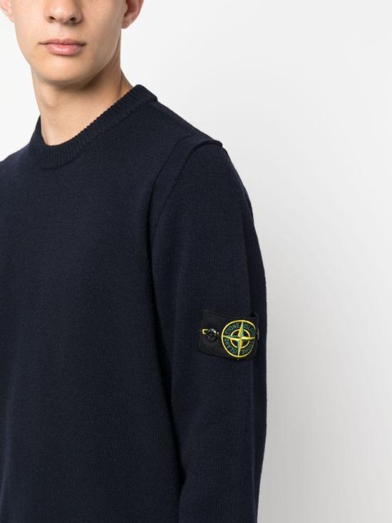  스톤 아일랜드 스웨터 7915508A3A0020 NAVY BLUE DOM - STONE ISLAND