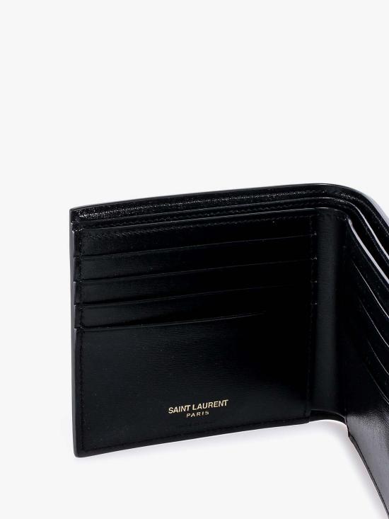 생로랑 반지갑 60772702G0W1000 BLACK DOM - SAINT LAURENT
