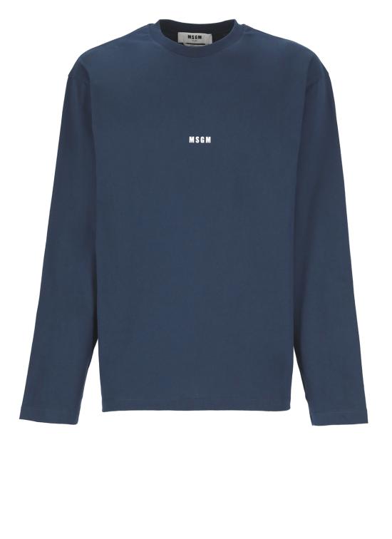  엠에스지엠 긴팔 티셔츠 3640MM50124700289 NAVY DOM