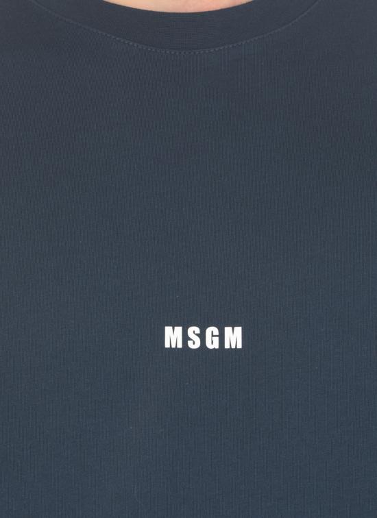  엠에스지엠 긴팔 티셔츠 3640MM50124700289 NAVY DOM - MSGM