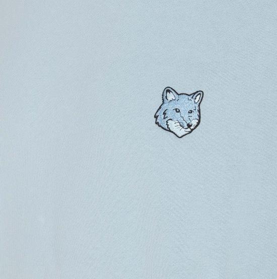  메종키츠네 볼드 폭스 헤드 패치 오버사이즈 스웨트셔츠 MM00304KM0001 P427 PLACID DOM - MAISON KITSUNE