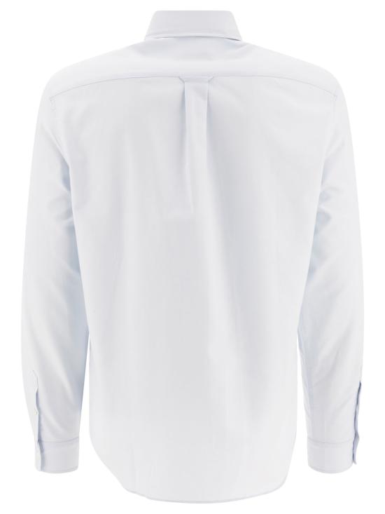  메종키츠네 긴팔 셔츠 MM00413WC5012P410 LIGHT BLUE DOM - MAISON KITSUNE