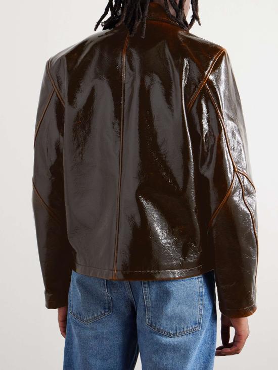  세퍼 가죽 자켓 BUCKJACKETWORNCOATEDWOOL WORN COATED WOOL DOM - SEFR