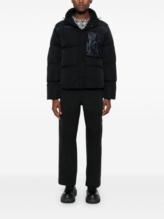  씨피 컴퍼니 에코 크롬-R 믹스드 고글 다운 자켓 17CMOW032A006369M888 TOTAL ECLIPSE DOM - C.P. COMPANY