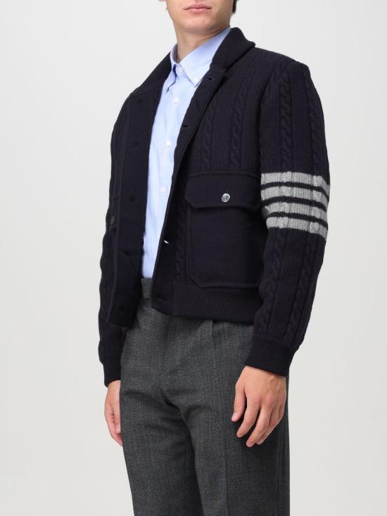  톰브라운 가디건 MKJ119AY1019415 NAVY DOM - THOM BROWNE