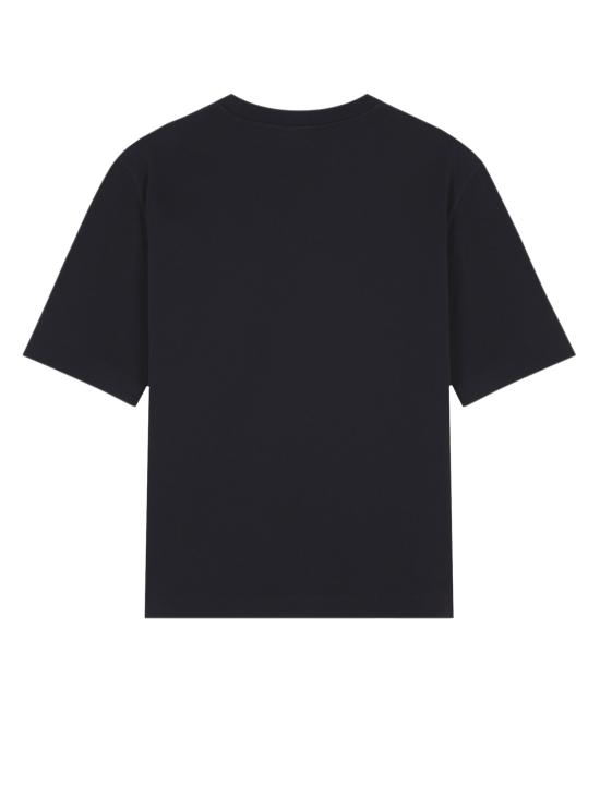  메종키츠네 볼드 폭스 헤드 패치 오버사이즈 티셔츠 LM00107KJ0119P199 BLACK DOM - MAISON KITSUNE