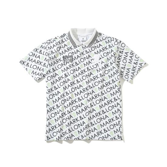  마크앤로나 폴로 티셔츠 MLM4AAP30 WHITE DOM