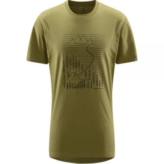  하그로프스 반팔 티셔츠 6065144VY OLIVE GREEN DOM