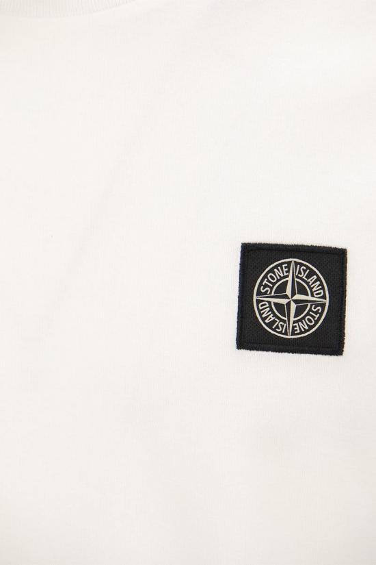  스톤 아일랜드 반팔 티셔츠 801524113A0001 WHITE DOM - STONE ISLAND