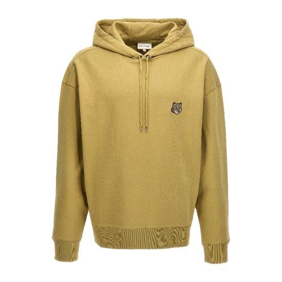  메종키츠네 볼드 폭스 헤드 패치 오버사이즈 후드 LM00705KM0001P357 CANVAS DOM