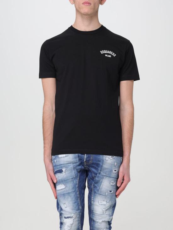  디스퀘어드2 반팔 티셔츠 S71GD1392D20020900 BLACK DOM