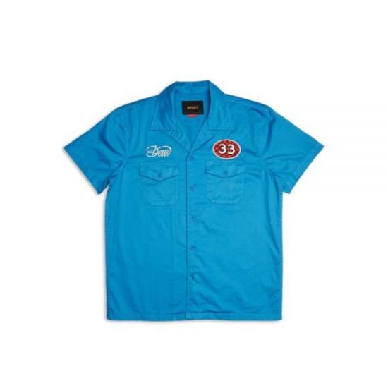  데우스 반팔 셔츠 DMP245245FRB FRENCH BLUE DOM