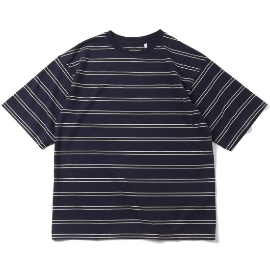  캡틴 선샤인 반팔 티셔츠 KS24SCS10 NAVY BORDER DOM