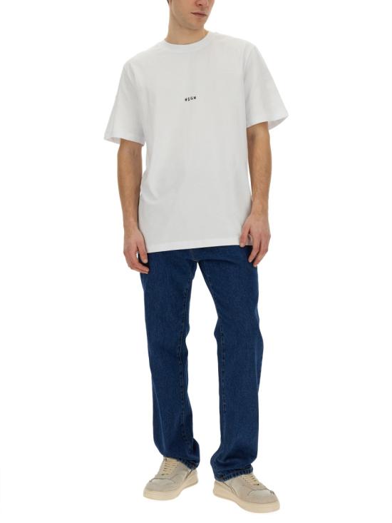  엠에스지엠 반팔 티셔츠 3640MM55024700201 WHITE DOM - MSGM