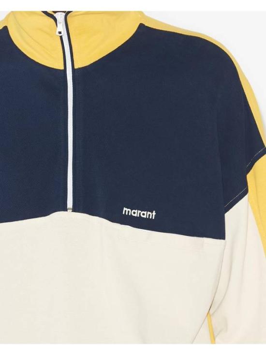  이자벨마랑 후드 티셔츠 SW0072HAB1M12H10YW YELLOW DOM - ISABEL MARANT