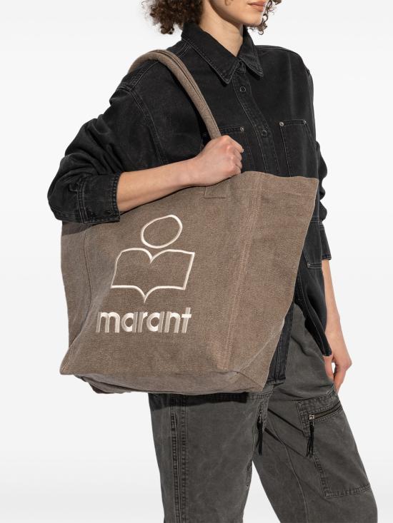 25SS 이자벨마랑 토트백 PM0001FAA1X19M 67DK DARK KHAKI - ISABEL MARANT