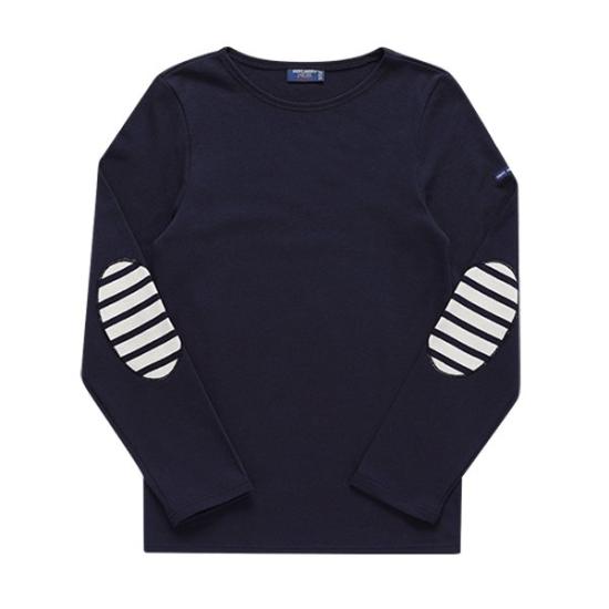 25FW 세인트제임스 긴팔 티셔츠 0844I NAVY ECRU DOM