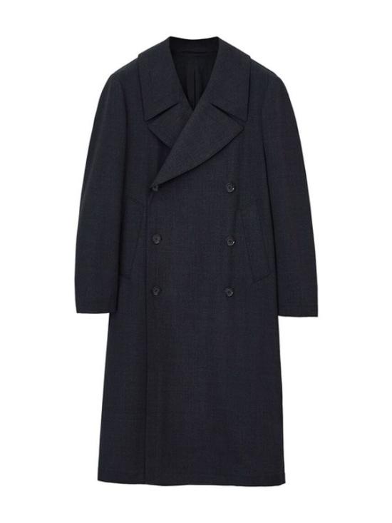  르메르 소프트 테일러드 코트 CO1082 LF1280 210 BLUE MELANGE DOM