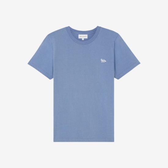  메종키츠네 반팔 티셔츠 MW00122KJ0008 P428 HAMPTON BLUE DOM