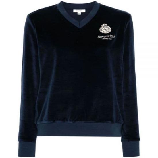  스포티앤리치 긴팔 티셔츠 VNAW238NA DOM