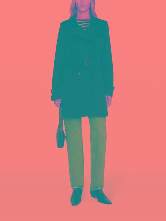 25SS 버버리 쇼트 켄징턴 헤리티지 트렌치코트  8079415 Free - BURBERRY