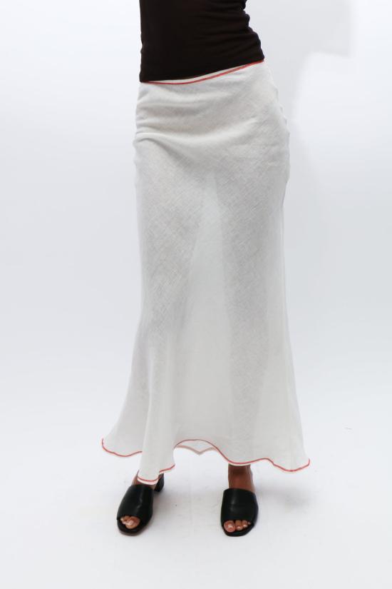  베이스레인지 롱 스커트 SKDYSLSU24 UNDYED DOM