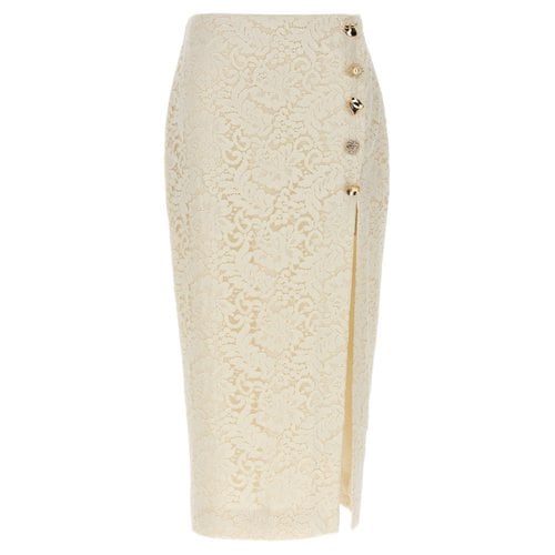  셀프 포트레이트 롱 스커트 RS24172MSKCCREAM DOM