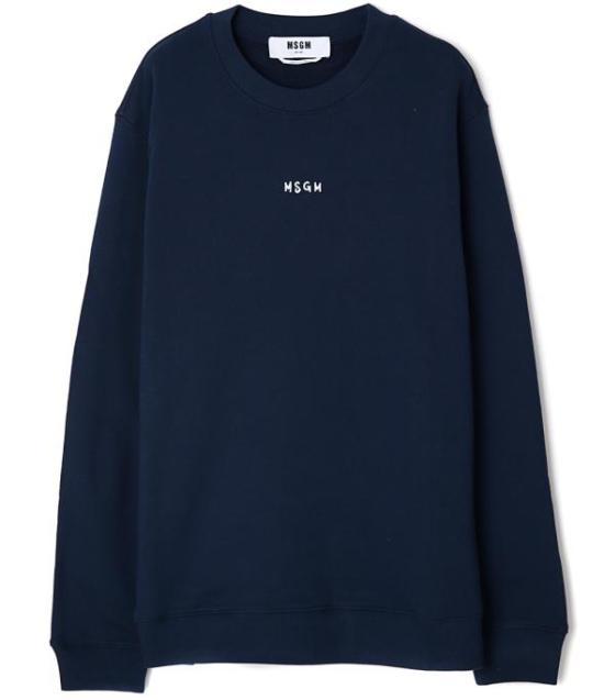  엠에스지엠 긴팔 티셔츠 3541MDM55123779989 NAVY DOM