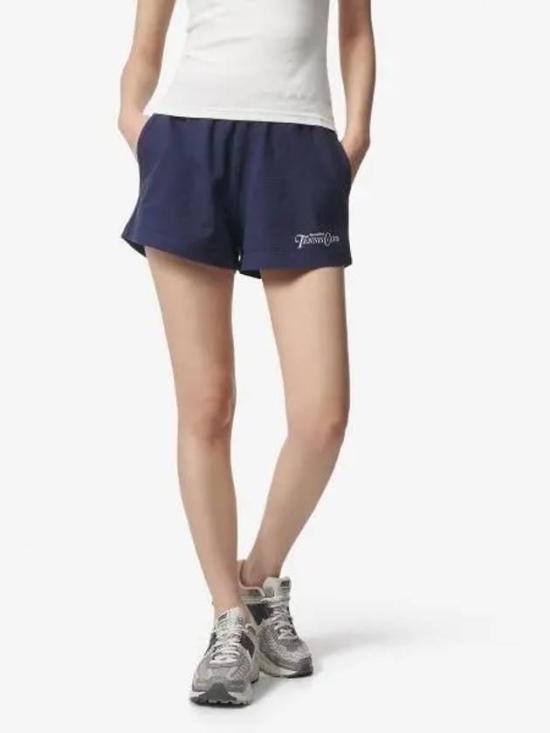  스포티앤리치 숏팬츠 SH882 NAVY WHITE DOM