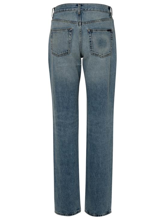  생로랑 데님 팬츠 758262Y372Y4681 DOM - SAINT LAURENT