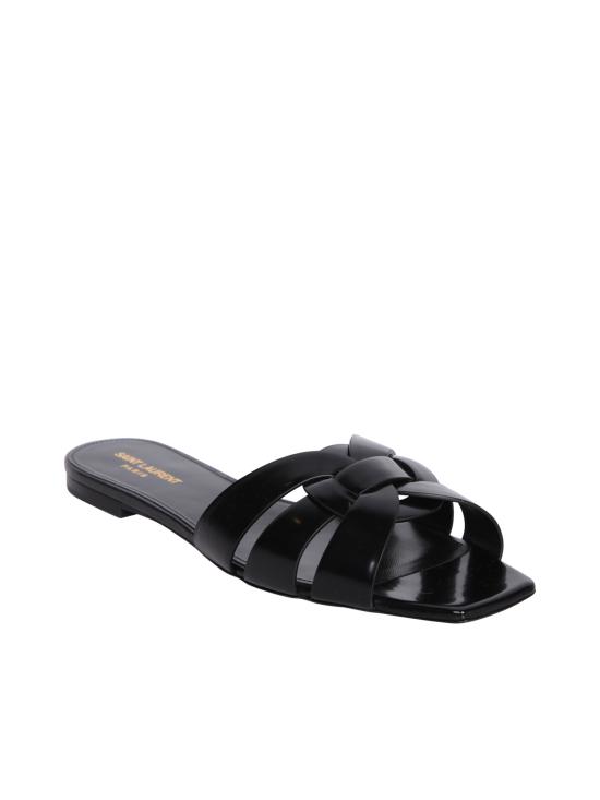 생로랑 뮬/슬리퍼 571952AAAZY1000 BLACK DOM - SAINT LAURENT