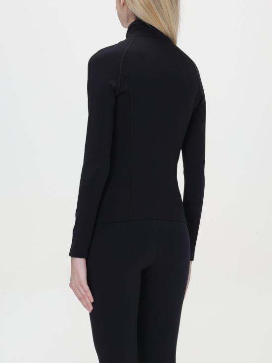 24FW 발렌시아가 긴팔 티셔츠 7970414E2B9 1081 Black - BALENCIAGA