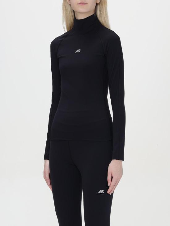 24FW 발렌시아가 긴팔 티셔츠 7970414E2B9 1081 Black - BALENCIAGA