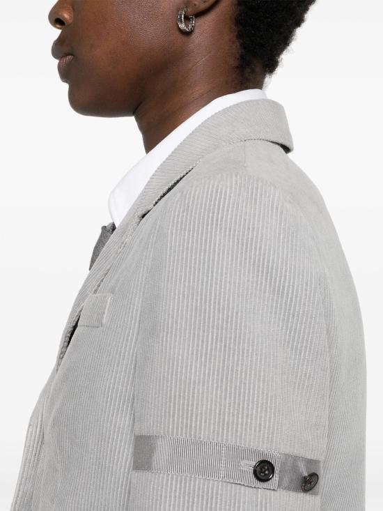 25SS 톰브라운 코듀로이 하이 암홀 암밴드 스포츠 코트 FBC812OF022 055 MED GREY - THOM BROWNE