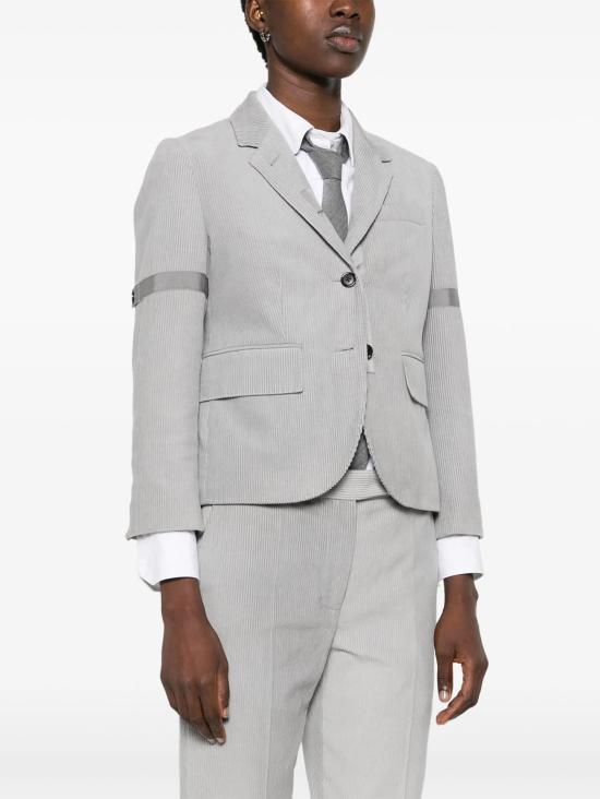 25SS 톰브라운 코듀로이 하이 암홀 암밴드 스포츠 코트 FBC812OF022 055 MED GREY - THOM BROWNE