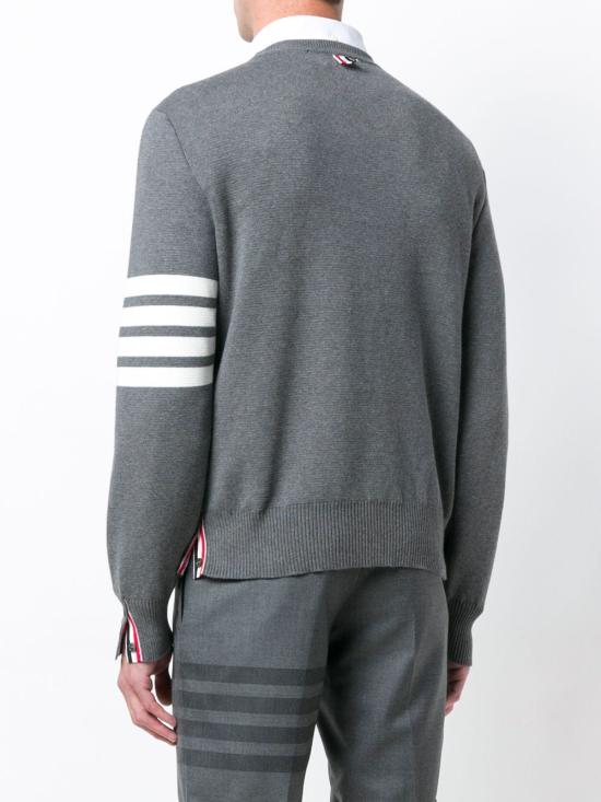 26FW 톰브라운 코튼 크레이프 4바 풀오버 MKA202A 00219 035 MED GRAY DOM - THOM BROWNE