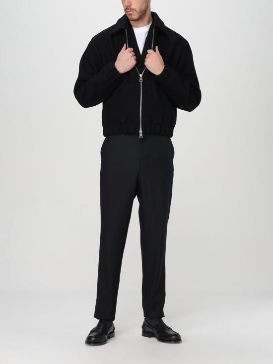  아미 ADC 버진 울 집업 자켓 ADC 버진 울 집업  HJK033WV0049001 BLACK DOM - AMI