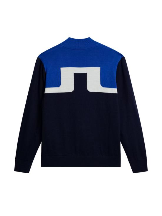  제이린드버그 긴팔 티셔츠 AMKW09397 6855 JL NAVY DOM - J LINDEBERG