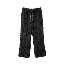  니들스 PE/R 아가일 프린지 자카드 스트링 이지 팬츠 NS122 BLACK DOM