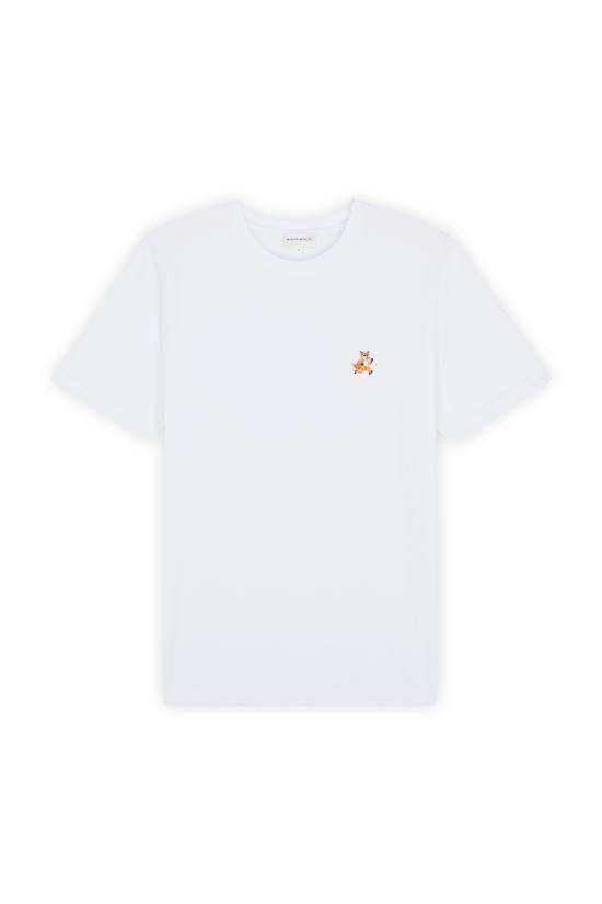  메종키츠네 스피디 폭스 패치 컴포트 티셔츠 MM00125KJ0008P100 WHITE DOM
