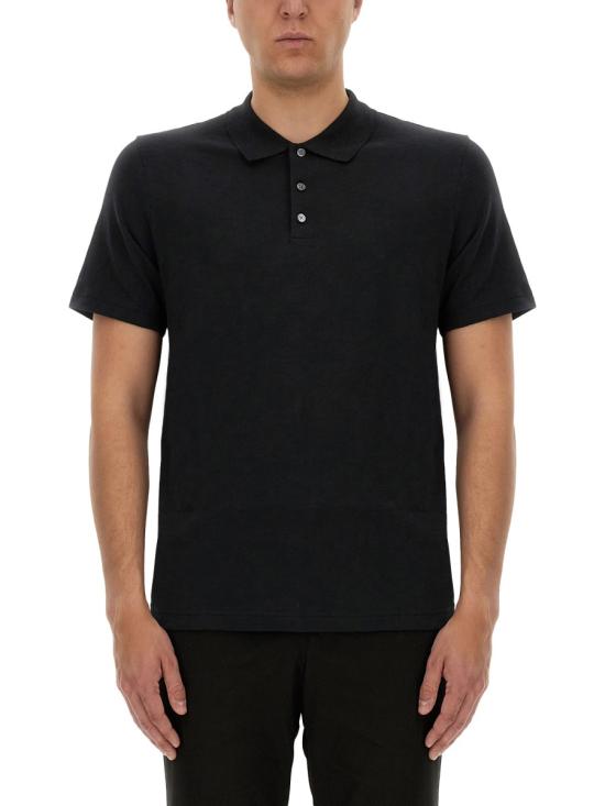 26SS 띠어리 폴로 티셔츠 M0294501 001 BLACK DOM