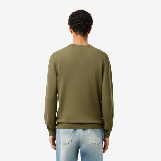  라코스테 크루넥 스웨터 AH1985BMY DOM - LACOSTE