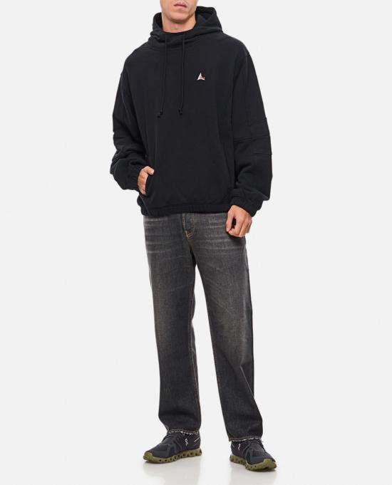  로아 후드 티셔츠 RBMW0333FA239BLK0001 BLACK DOM - ROA