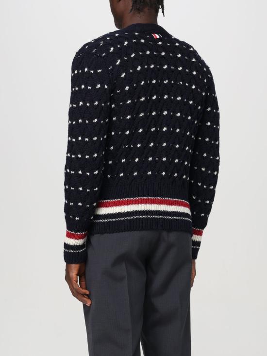  톰브라운 도니골 케이블 MKC542BY1506415 NAVY DOM - THOM BROWNE