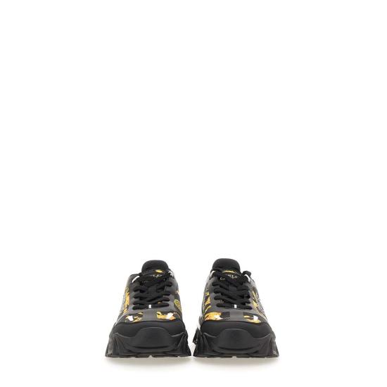  베르사체 스니커즈 77YA3SIBZS891G89 BLACK GOLD DOM - VERSACE