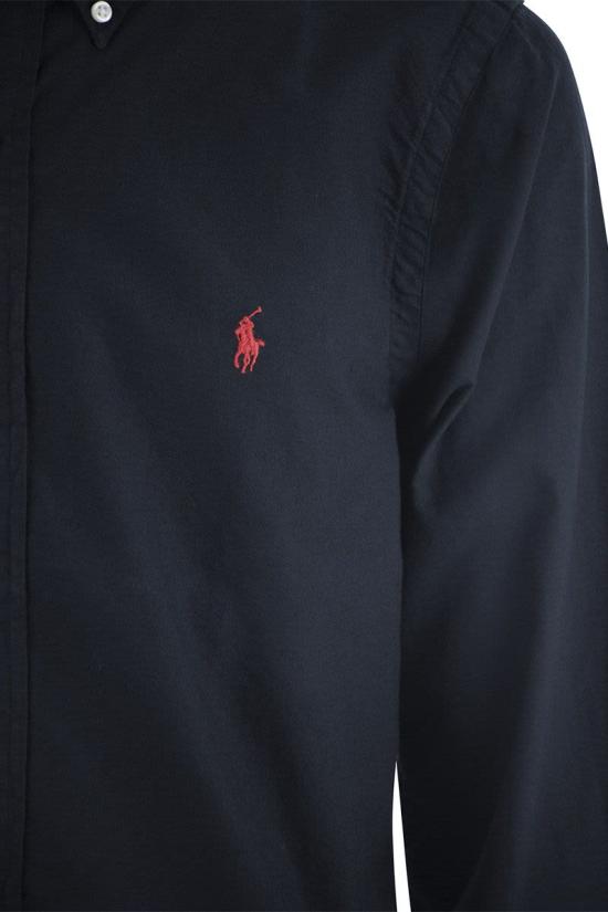 25FW 폴로 랄프로렌 커스텀 핏 버튼 다운 셔츠 710772290002 NAVY DOM - POLO RALPH LAUREN
