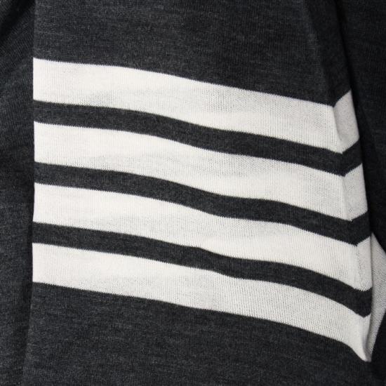 25FW 톰브라운 4바 서스테이너블 파인 메리노 울 클래식 가디건 MKC002AY1014022 DGRAY DOM - THOM BROWNE