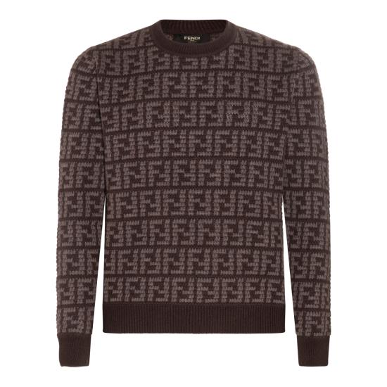  펜디 스웨터 FZX091APPAF1MH0 BEIGE GREY DOM