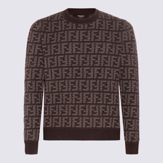  펜디 스웨터 FZX091APPAF1MH0 BEIGE GREY DOM - FENDI