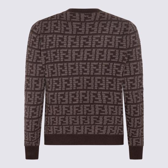  펜디 스웨터 FZX091APPAF1MH0 BEIGE GREY DOM - FENDI